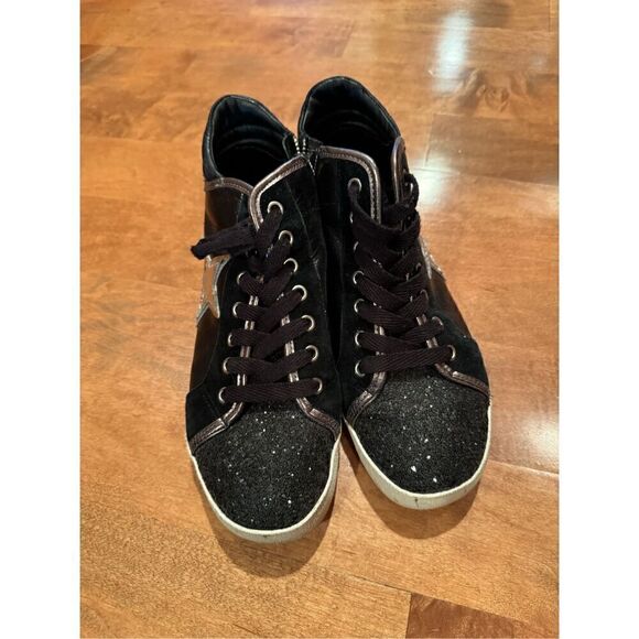 Women’s Steve Madden glitter sneakers, leather - Picture 2 of 6